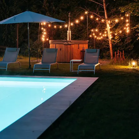 Naturalnie - Dom Duo 2, Basen, Balia, Sauna, Jezioro,